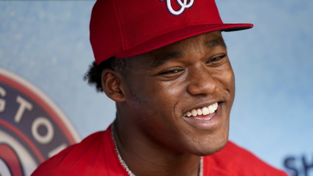 'A blessing': Nats' No. 3 prospect learning from big leaguers  