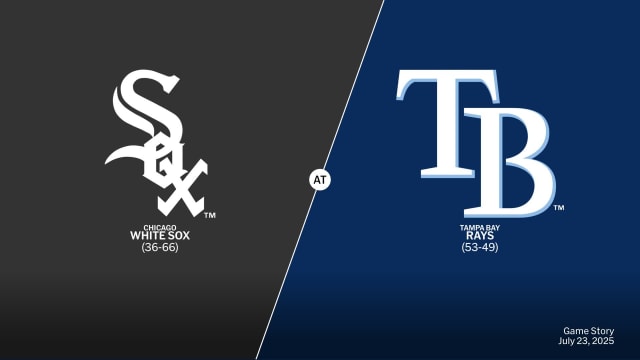 Chicago White Sox at Tampa Bay Rays Game Story, Scores/Highlights - 07/23/2025