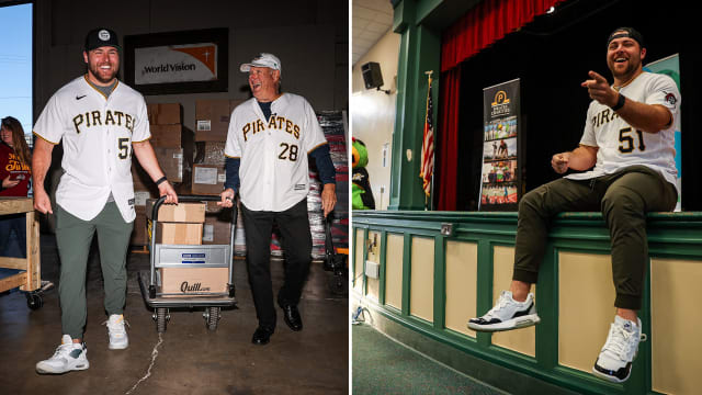 Pirates put on Father's Day gear for charity