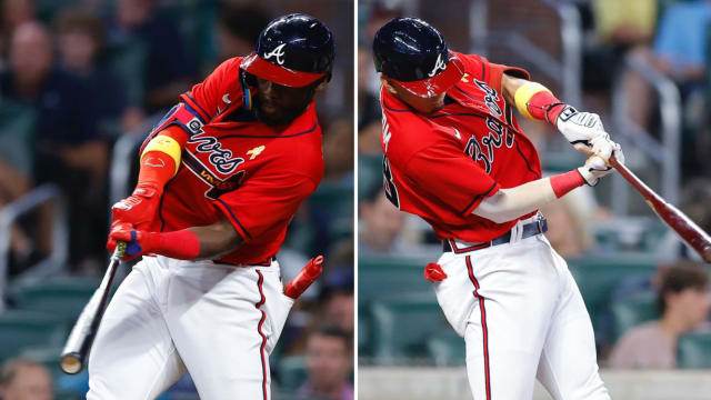 For Braves' rookie duo, splash in Majors 'a feeling unmatched'