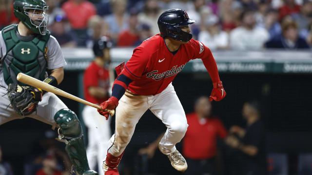 Cleveland Guardians' Josh Naylor Has Awesome Reaction to Brother Bo  Naylor's First Major League Hit - Fastball