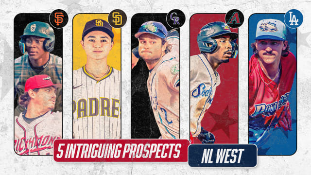 Five intriguing prospects from NL West 2025