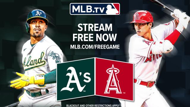 Angels athletics best sale live stream