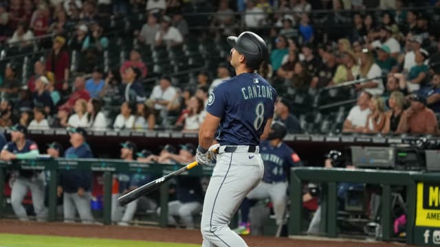 Dominic Canzone homers after Mariners call-up