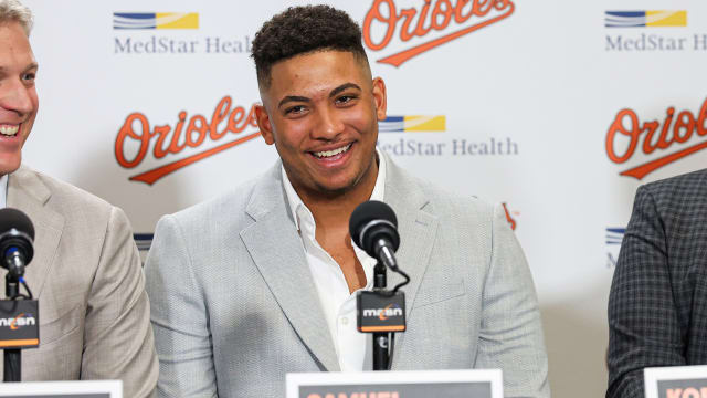 Samuel Basallo, Orioles discuss eight-year extension