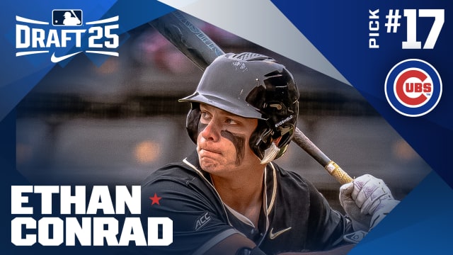 Cubs draft Ethan Conrad at No. 17