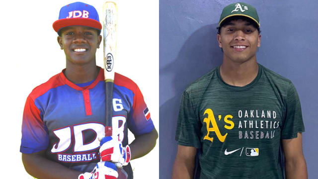 A's to add pair of international prospects 