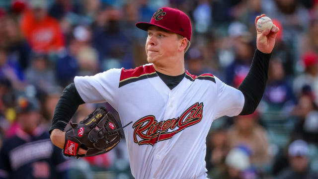 Unhittable Harrison: Top lefty pitching prospect fans 9 in 4 frames