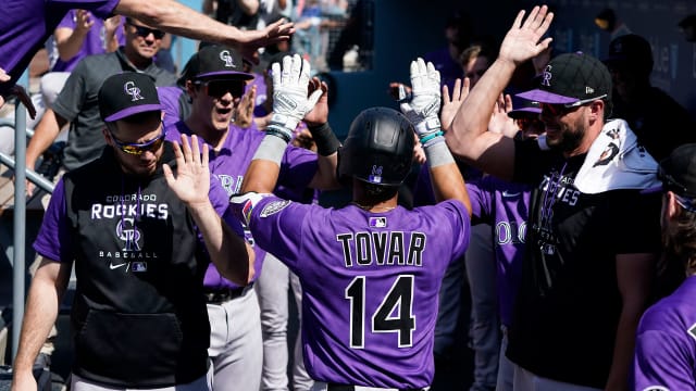 In Rox final game, Tovar hits 1st MLB HR -- off a legendary ace