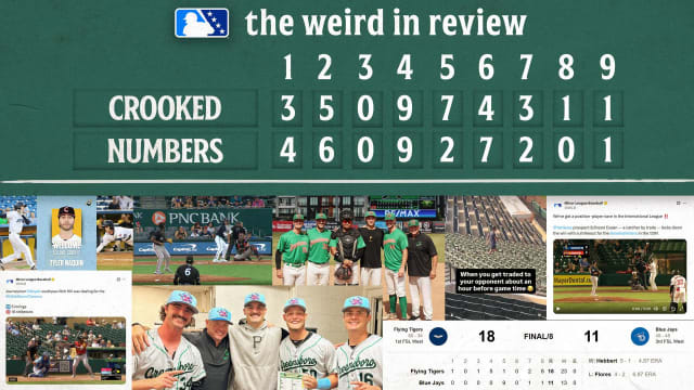 Crooked Numbers in Minor League Baseball from July 2025 from The Baseball Traveler