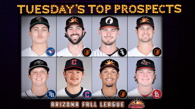 Tuesday's top Fall League prospect performers