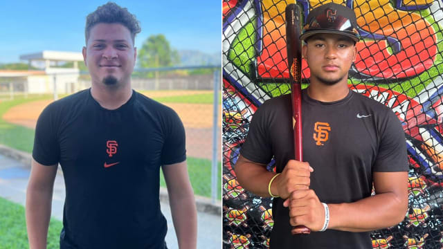 Giants adding a pair of top international hitting prospects