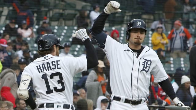 Tigers C Eric Haase is out-slugging every one of his peers