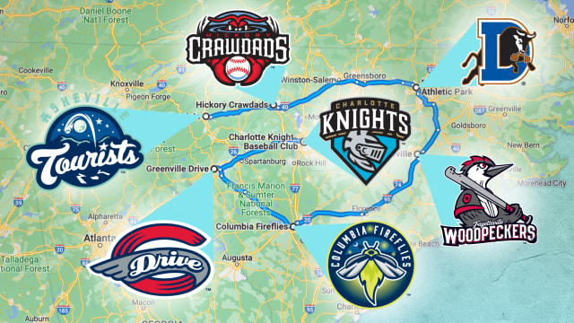Minor League ballpark road trips