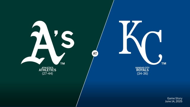 Athletics at Kansas City Royals Game Story, Scores/Highlights - 06/14/2025