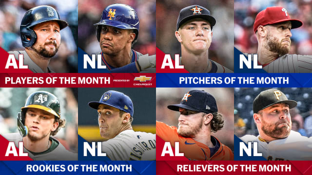  MLB monthly award winners for June 2025