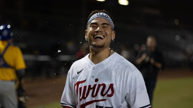 Twins prospect Rosario draws up AFL Home Run Derby title