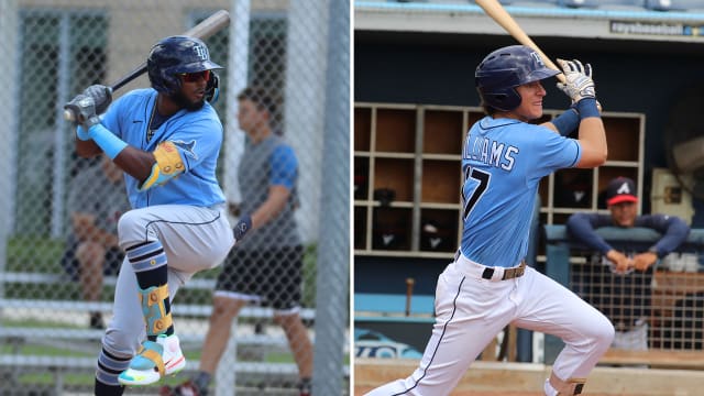 Rays prospect duo enjoying taste of the big leagues