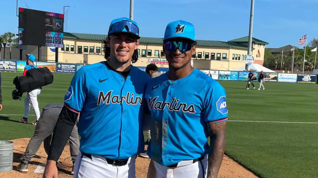 Gray, Myers go from college roommates to MLB teammates