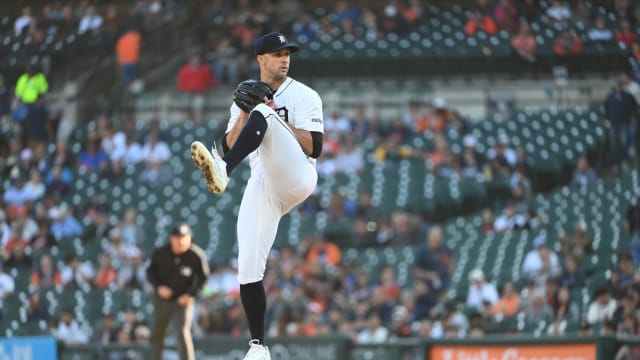 Jack Flaherty pitches six scoreless innings in Tigers win vs. Giants