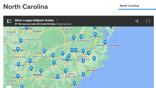 Minor League Baseball ballpark guides