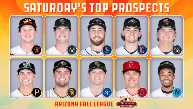 Saturday's top prospect Fall League performers
