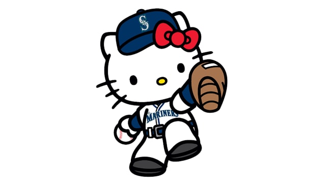 Hello Kitty x Seattle good Mariners SGA Teal backpack