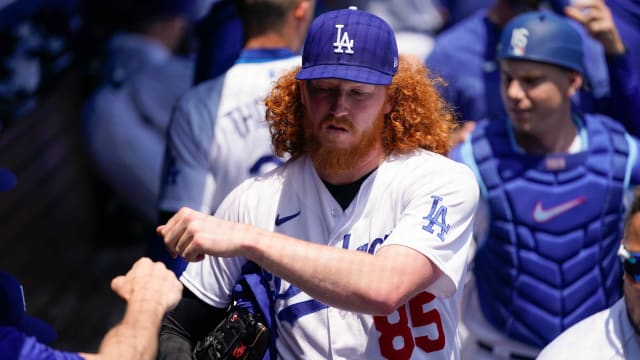 Dustin May at his wedding (shown on Dodgers broadcast) : r/baseball