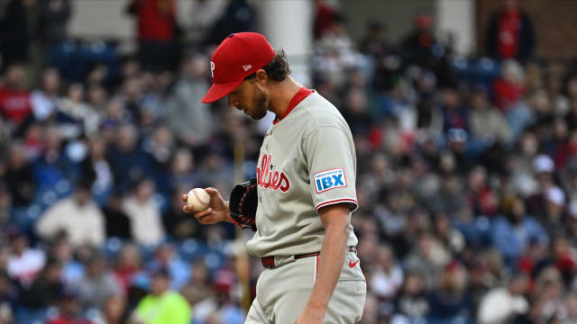 Aaron Nola, Phillies offense struggle in loss to Guardians