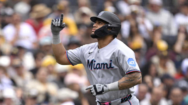 Agustín Ramírez's career day in Marlins win over Padres