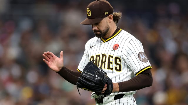 David Morgan makes debut on the mound for Padres