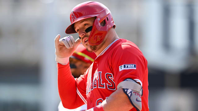 Mike Trout has 3-hit game in Angels' loss vs. Guardians