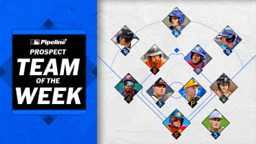 Four Top 100 prospects highlight first Team of the Week for 2026