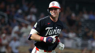 Jenkins hits 1st big league HR off ... a fellow outfielder?