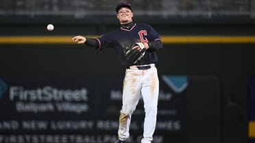 Guards No. 1 prospect Bazzana (left oblique) exits early with Triple-A Columbus