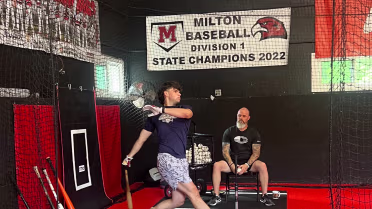 How a home batting cage built a prospect and strengthened a bond