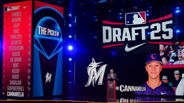 Marlins complement top pick Arquette with trio of intriguing college outfielders on Day 1
