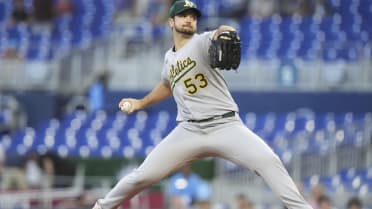 Hoglund's MLB debut unlike any A's have seen since 1943