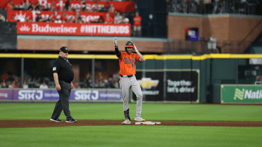 O's No. 3 prospect Beavers records 1st big league hit in debut