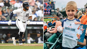 A 5-year-old at his 1st Tigers game gives Pérez's 1st HR ball back