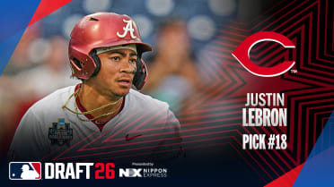 Alabama SS Lebron taking talents to Reds with No. 18 pick