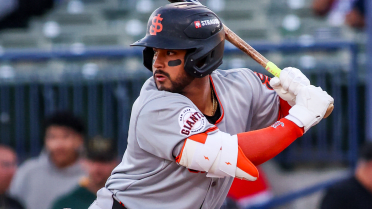 Giants' No. 4 prospect doing his Level best when it comes to leaving the yard