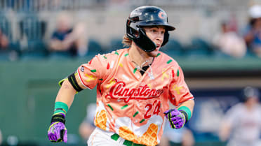 Braves' top prospect homers while wearing an ice cream cone jersey? We'll explain