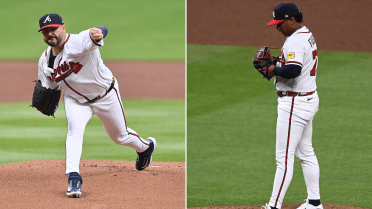 Pérez, Fuentes stepping up in crucial roles amid Braves' pitching injuries