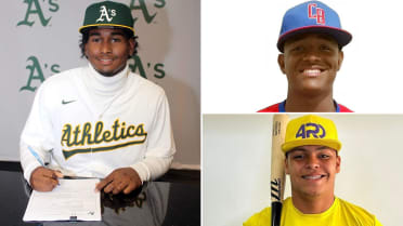 A's land 3 of MLB Pipeline's Top 50 int'l prospects, led by SS Colome