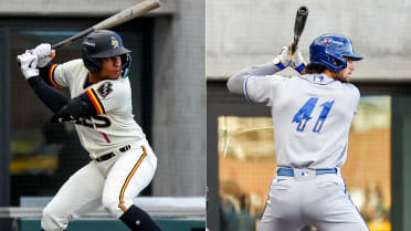 Friendly foes, 2024 first-rounders Moore and Caglianone trade first Triple-A homers