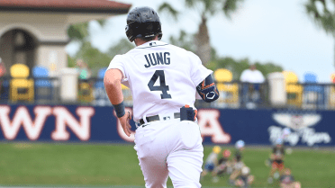 'He's all-in': Tigers' Jung clubs 2 HRs at Spring Breakout