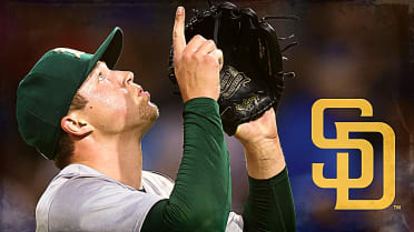 Padres land closer Mason Miller, LHP Sears from A's for No. 3 MLB prospect De Vries, more (source)