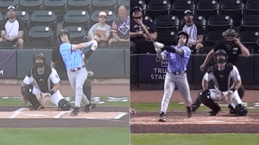 Fast-rising prospect Fitz-Gerald homers from both sides of plate in latest standout showing