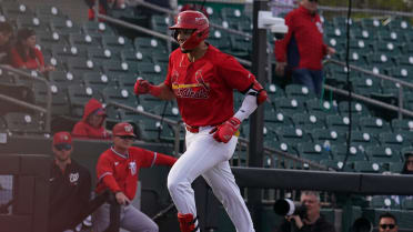 Cards' No. 4 prospect shows he's 'turning into a real threat' with Spring Breakout HR